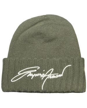 Emporio Armani Stilvolle Hüte Und Beanies Kollektion - Grün