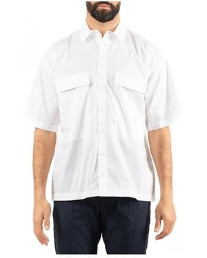 Alpha Industries Short Sleeve Shirts - White