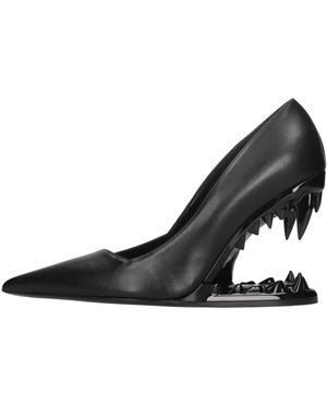 Gcds Schoenen ,Zwart ,Leer Morso Leren Pump