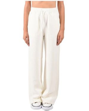 Dondup Wide Trousers - Blanco