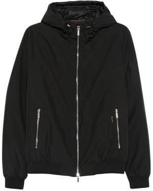 Moorer Jassen ,Zwart ,Polyester Oniro-Stp Bomberjack