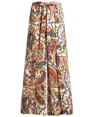 Etro Wide Trousers - Natural