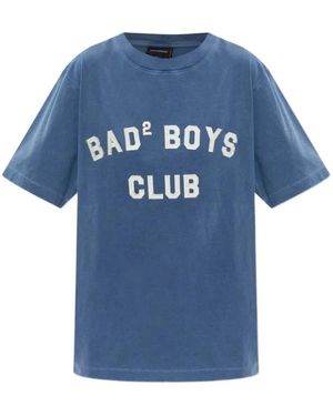 DSquared² Tops ,Blauw ,T-Shirt