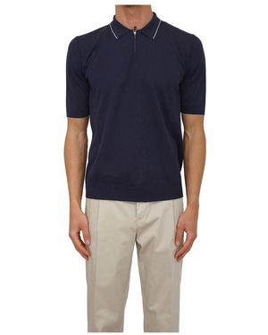 Eleventy Round-Neck Knitwear - Bleu