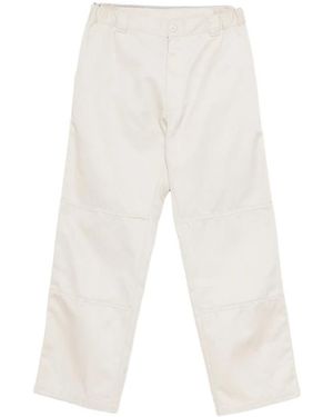 MM6 by Maison Margiela Straight Trousers - White