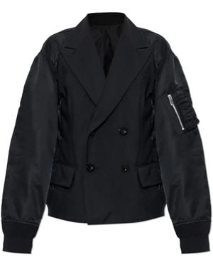Sacai Dubbele-Rij Blazer - Blauw