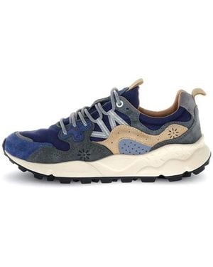 Flower Mountain Sneakers - Bleu