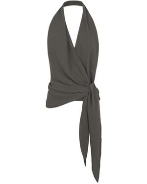 Cortana Sleeveless Tops - Black