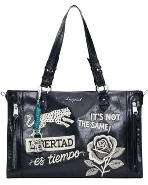 Desigual Libertas Liendo Tote - Zwart