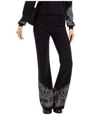 Twinset Wide Trousers - Black