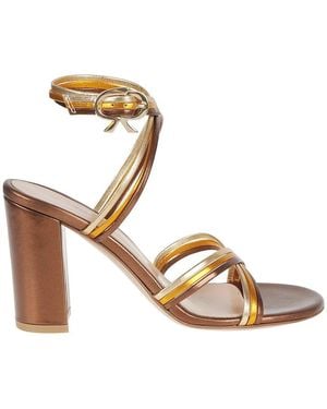 Gianvito Rossi High Heel Sandals - Métallisé