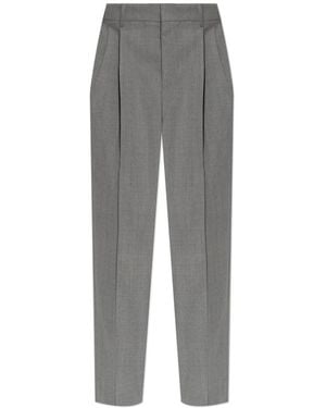Victoria Beckham Straight Trousers - Grigio