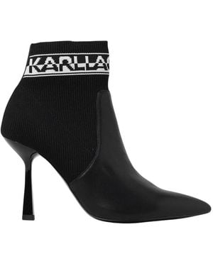 KARL LAGERFELD Heeled Boots - Black