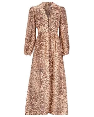 Zimmermann Midi Dresses - Natural