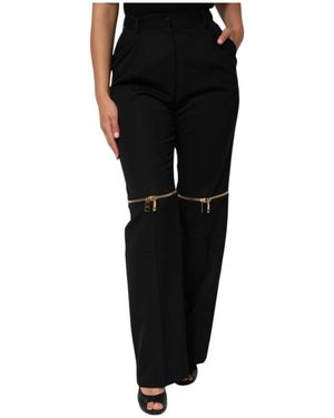 Dolce & Gabbana Wide Trousers - Black