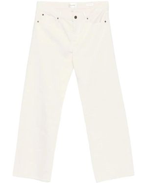 FRAME Straight Fit Jeans - White