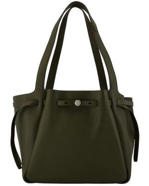 Tory Burch Tassen ,Groen ,Leer Romy Tote - Zwart