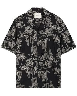 Les Deux Short Sleeve Shirts - Black