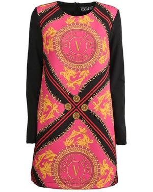 Versace Jeans Couture Abito corto con stampa - Rosa