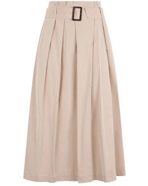 Peserico Midi Skirts - Natural