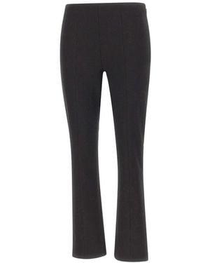 Vince Broeken ,Zwart ,Katoen Slim-Fit Capri