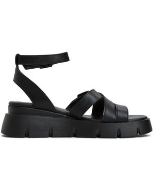 CESARE GASPARI Flat Sandals - Nero