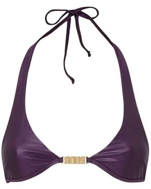 Gcds Metallic Logo Clip Bikini-Bh - Lila