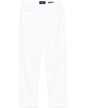 7 For All Mankind Slim-Fit Jeans - Blanco