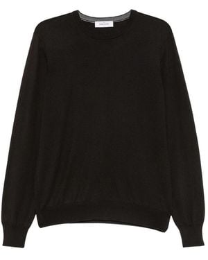 Gran Sasso Ciclista Rundhals Strickware - Schwarz