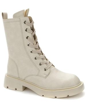 Betsy Lace-Up Boots - Natural