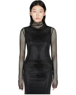 Sportmax Long Sleeve T-Shirts - Black