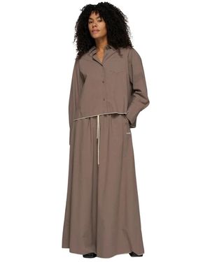 10Days Wide Trousers - Marrón