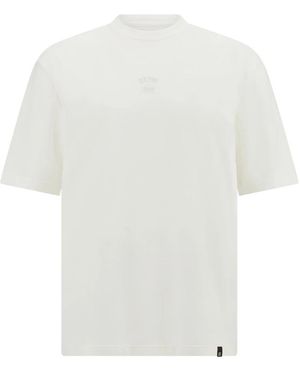 BOGGI Tops ,Wit ,Katoen Cotton Jersey T-Shirt