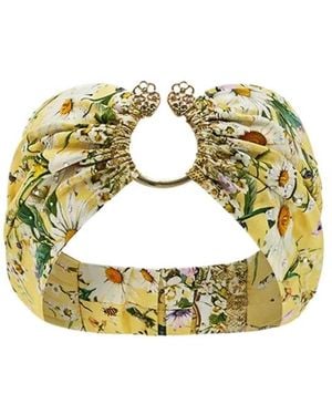 CAMILLA Daisy Chains Ring Headband - Metallic