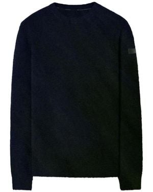 Rrd Truien & Vesten ,Blauw ,Wol Bouclé Ronde Trui