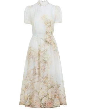 Zimmermann Midi Dresses - Bianco