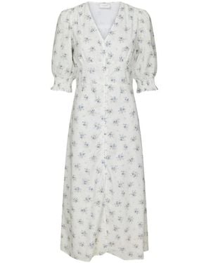 Neo Noir Midi Dresses - Gris