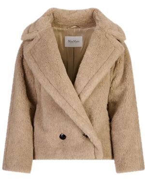 Max Mara Faux Fur &Amp; Shearling Jassen - Naturel