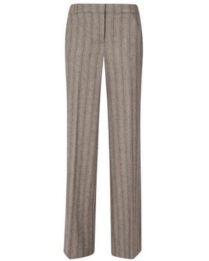 Kiltie Straight Trousers - Gris
