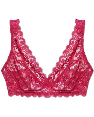 Hanro Moments Bh Zonder Beugel - Rood