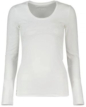 Guess Long Sleeve Tops - White