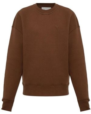 Ami Paris Sweatshirts - Marrón