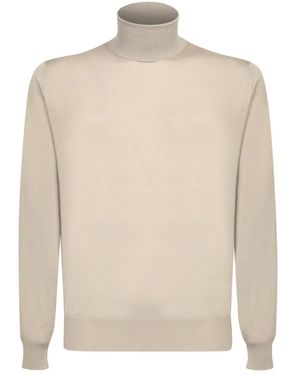 Dell'Oglio Turtlenecks - Natural