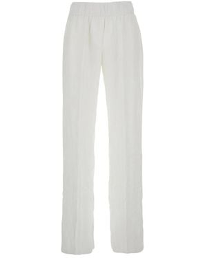 Grifoni Straight Pants - White