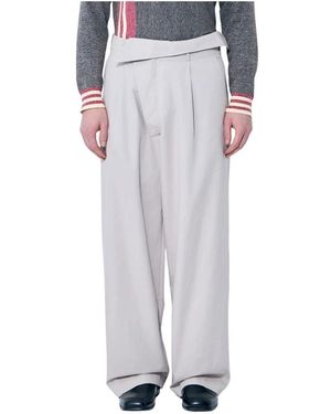 Kiko Kostadinov Wide Trousers - Grey