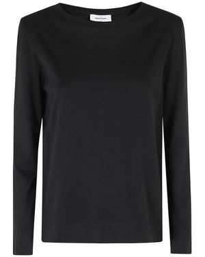 Gran Sasso Long Sleeve T-Shirts - Black
