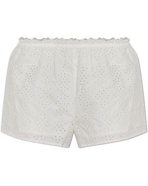 Posse Harriet Katoenen Short - Wit