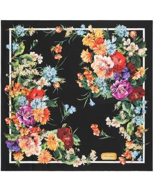 Dolce & Gabbana Silky Scarves - Zwart