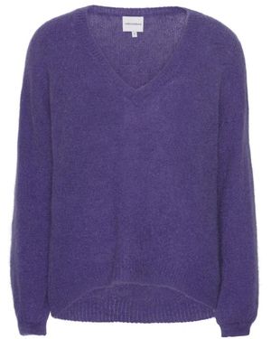 American Dreams V-Neck Knitwear - Viola