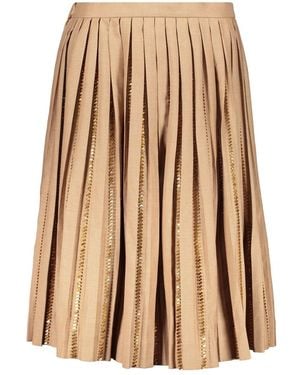 Burberry Midi Skirts - Neutro